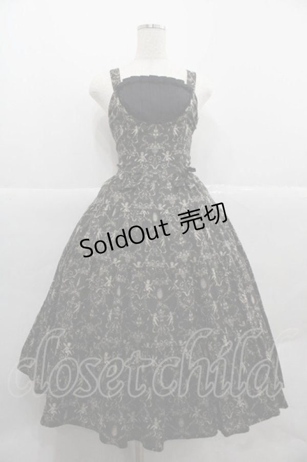 画像1: Innocent World / ピエトロエンジェルジャンパースカート L 黒 I-25-12-06-075-IW-OP-SA-ZI (1)