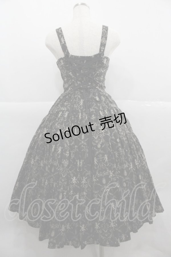 画像2: Innocent World / ピエトロエンジェルジャンパースカート L 黒 I-25-12-06-075-IW-OP-SA-ZI (2)