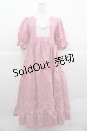 画像: marcHenromanTica / レースワンピース  ピンク I-25-12-06-083-LO-OP-SA-ZI