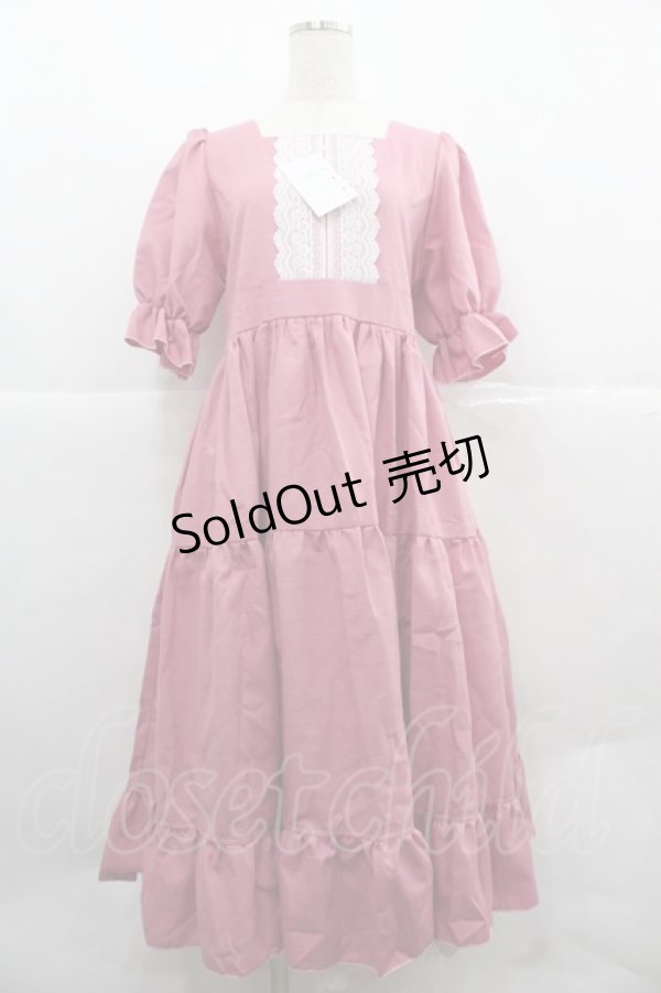 画像1: marcHenromanTica / レースワンピース  ピンク I-25-12-06-083-LO-OP-SA-ZI (1)