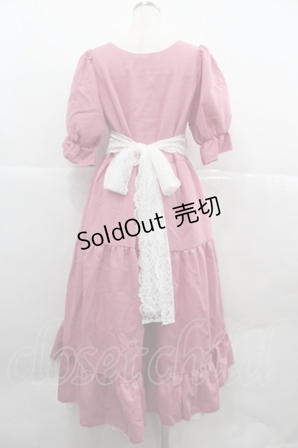 画像2: marcHenromanTica / レースワンピース  ピンク I-25-12-06-083-LO-OP-SA-ZI (2)