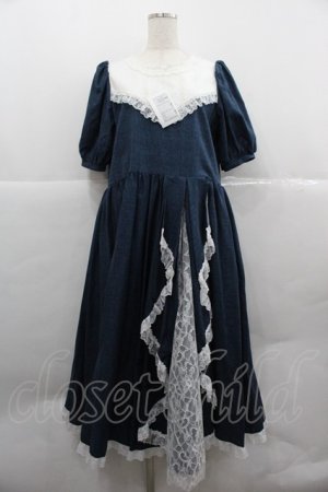 画像: marcHenTica / エーベル・マリアンヌワンピース  ネイビー I-25-12-06-084-LO-SK-SA-ZI