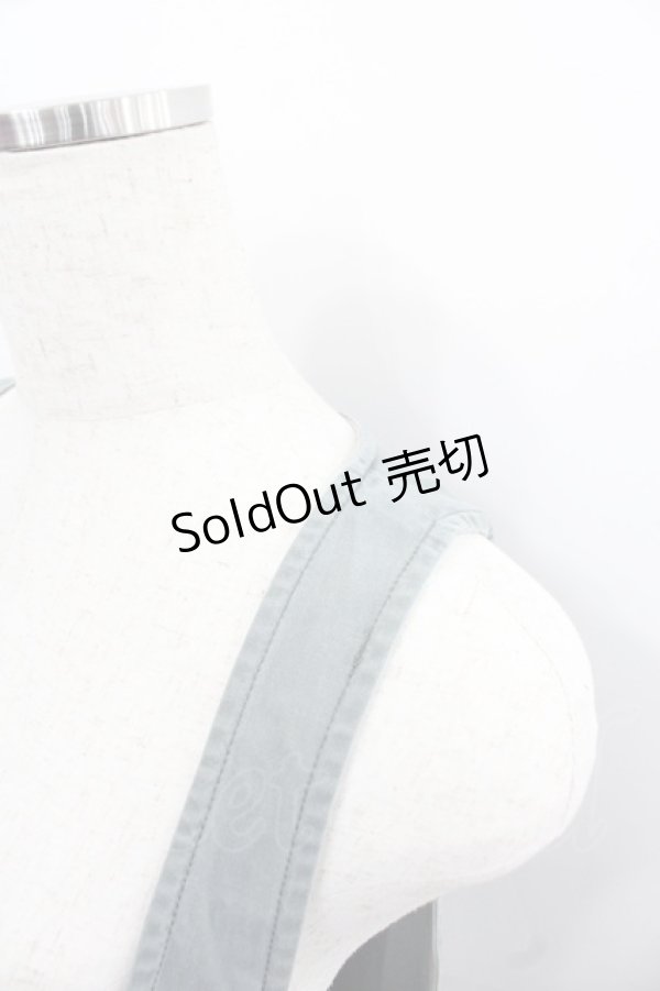 画像3: PINK HOUSE / うさぎ刺繍ジャンパースカート  ブルー I-25-12-06-088-LO-OP-SA-ZI (3)