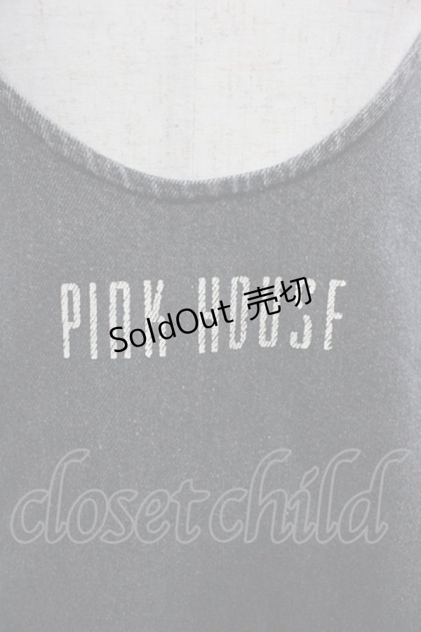 画像3: PINK HOUSE / デニムジャンパースカート M ブラック I-25-12-06-089-LO-OP-SA-ZI (3)