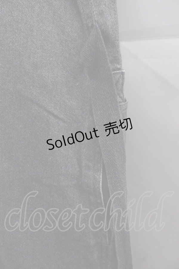 画像4: PINK HOUSE / デニムジャンパースカート M ブラック I-25-12-06-089-LO-OP-SA-ZI (4)