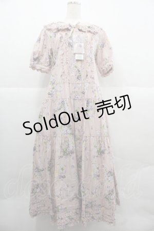 画像: PINK HOUSE / リトルヴァイオレットプリントワンピース  ピンク I-25-12-06-091-LO-OP-SA-ZI