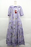 画像1: PINK HOUSE / リトルヴァイオレットプリントワンピース  パープル I-25-12-06-092-LO-OP-SA-ZI (1)