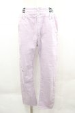 画像1: Rydia / コビニャー刺繍パンツ  ラベンダーＸ黒 I-25-12-06-106-PU-PA-SA-ZI (1)