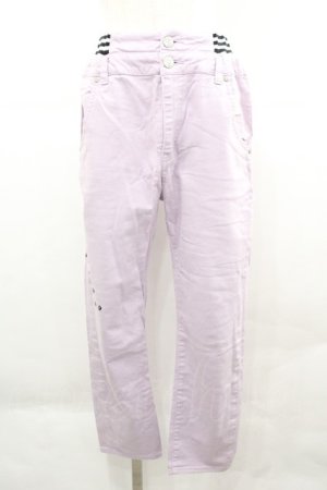 画像: Rydia / コビニャー刺繍パンツ  ラベンダーＸ黒 I-25-12-06-106-PU-PA-SA-ZI