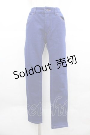 画像: WORLD WIDE LOVE！(Rydia) / クラッシュデザインパンツ  青デニム I-25-12-06-113-PU-PA-SA-ZI