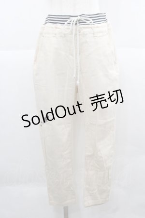 画像: Rydia / コビニャー刺繍パンツ  アイボリー I-25-12-06-116-PU-PA-SA-ZI