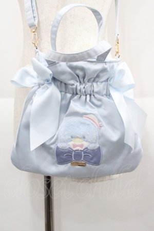 画像: Maison de FLEUR / タキシードサム ダブルリボン2Ｗayトート  サックス I-25-12-06-124-LO-BG-SA-ZI