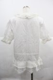 画像2: PINK HOUSE / チュールレースオーバーブラウス  ホワイト I-25-12-06-015-LO-BL-SA-ZI (2)
