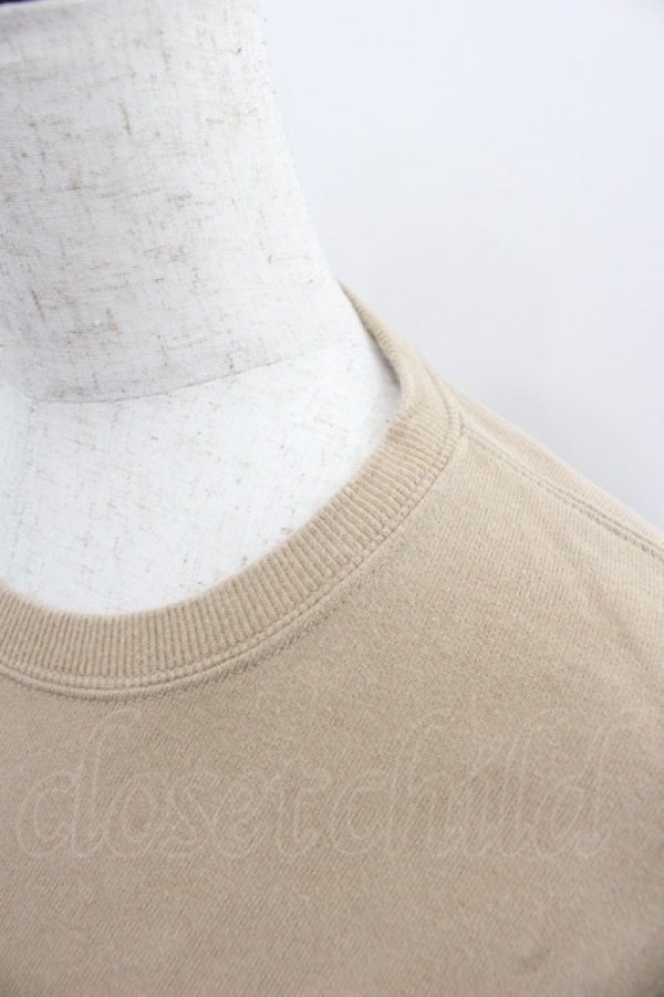 画像3: PINK HOUSE / 水玉ロゴアップリケ半袖スウェット L ベージュ I-25-12-06-017-LO-TO-SA-ZI (3)