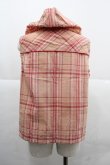 画像2: PINK HOUSE / マドラスチェックフード付きジップアップトップス  ピンク I-25-12-06-020-LO-TO-SA-ZI (2)
