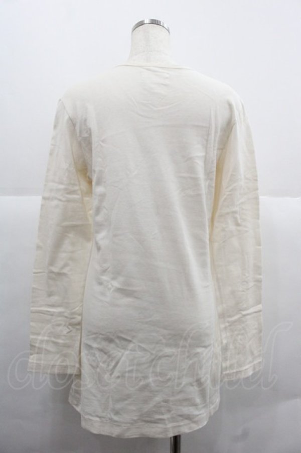 画像2: PINK HOUSE / 水玉リボンptTシャツ L アイボリー I-25-12-06-022-LO-TS-SA-ZI (2)