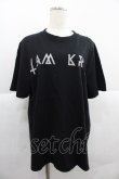画像1: KRY CLOTHING / DAVIDEプリントTシャツ  黒Ｘ白 I-25-12-06-026-EL-TO-SA-ZT058 (1)