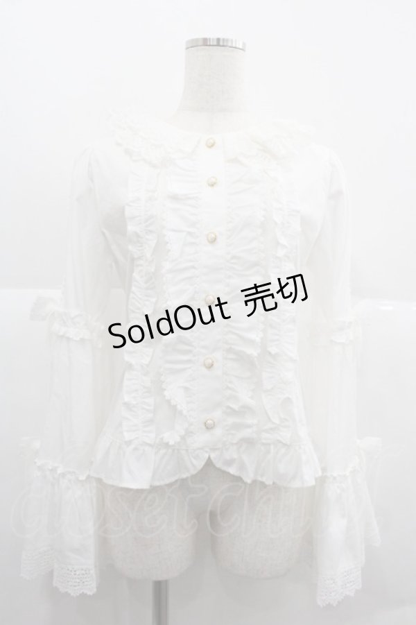 画像1: BABY,THE STARS SHINE BRIGHT / Lilinaブラウス  白 I-25-12-06-004-BA-BL-SA-ZI (1)