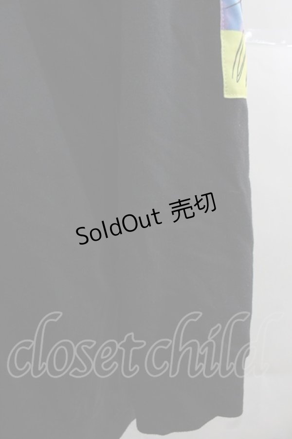 画像3: KMK(KINGLY MASK) / パッチワークデザインパーカー  黒Ｘ黄色Ｘ青 I-25-12-06-030-PU-TO-SA-ZI (3)