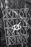 画像3: KRY CLOTHING / 「MARBLE」パーカー  黒Ｘ白 I-25-12-09-033-EL-TO-SA-ZI (3)