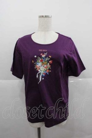 画像: PINK HOUSE / ブーケプリントカットソー 3(M) パープル I-25-12-09-009-LO-TS-SA-ZI