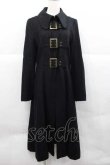 画像1: BPN / 3連ベルトロングコート M 黒 I-25-12-09-043-GO-CO-SA-ZI (1)