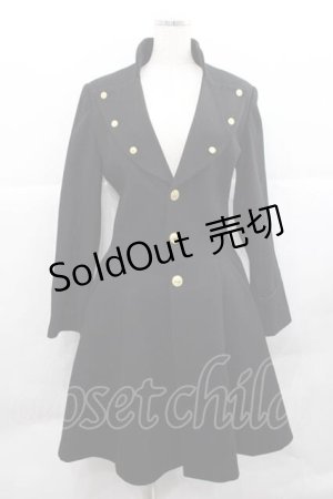 画像: Sanplusfriend / ロングコート  黒 I-25-12-09-044-GO-CO-SA-ZI