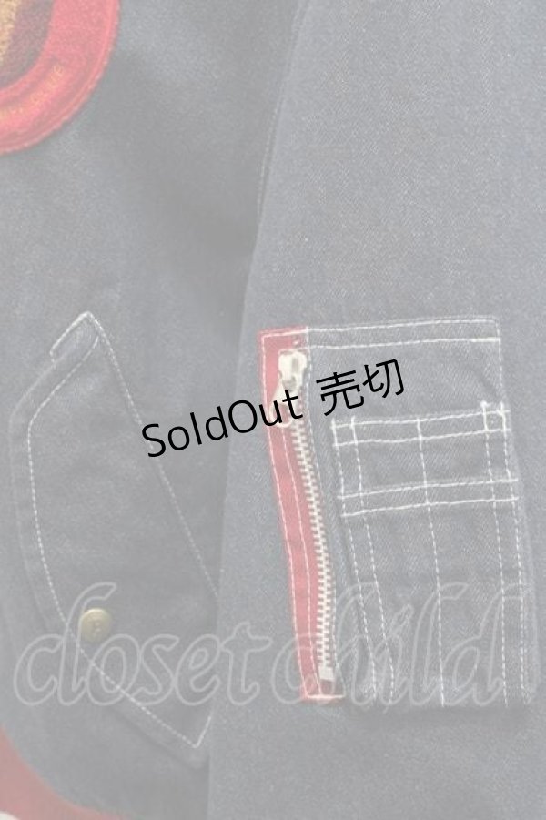 画像3: PINK HOUSE / サガラワッペン付きブルゾン  ブルー I-25-12-09-045-LO-JA-SA-ZI (3)