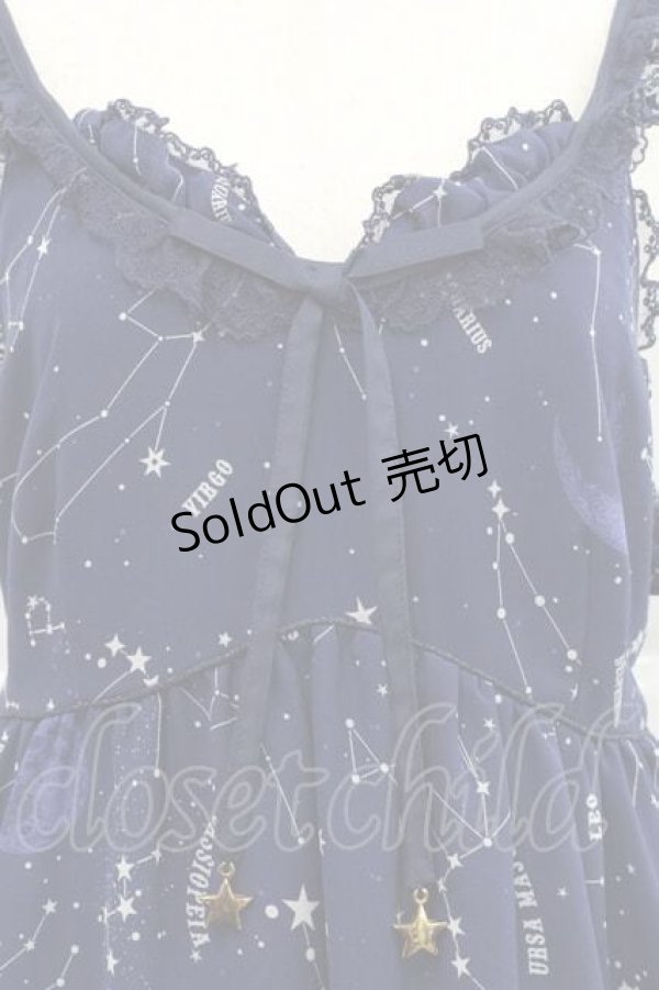 画像3: Angelic Pretty / Cosmicジャンパースカート  ネイビー I-25-12-09-046-AP-OP-SA-ZI (3)