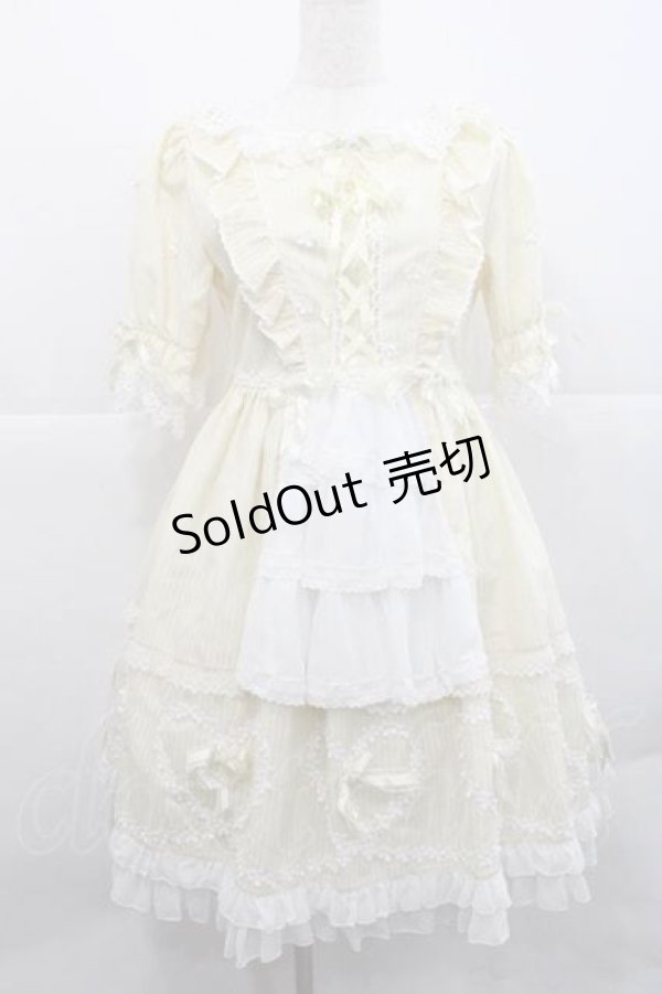 画像1: BABY,THE STARS SHINE BRIGHT / Mystical heart flowersワンピース  イエロー I-25-12-09-047-BA-OP-SA-ZI (1)