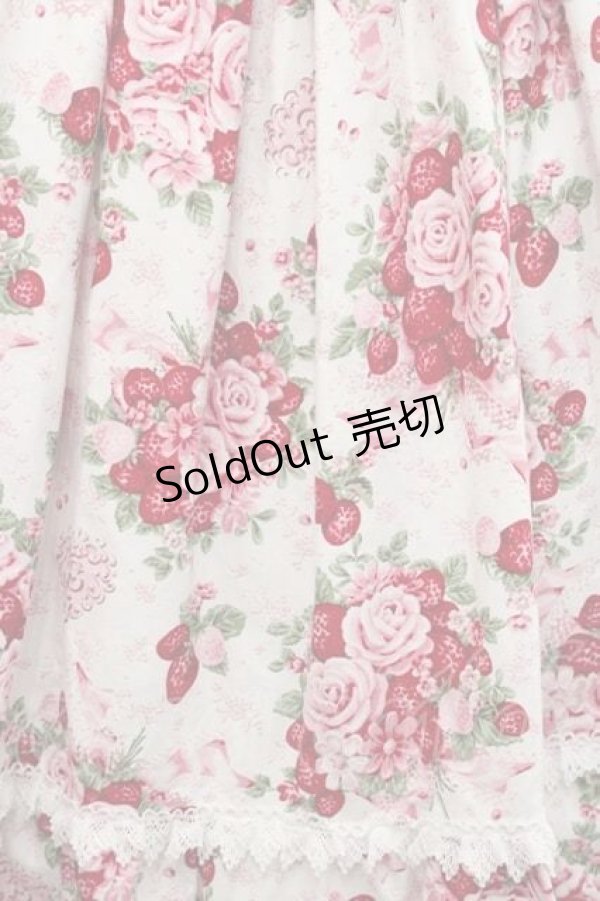 画像4: BABY,THE STARS SHINE BRIGHT / シュガーブーケ〜永遠の乙女の憧れ〜柄ワンピース  白 I-25-12-09-049-BA-OP-SA-ZI (4)