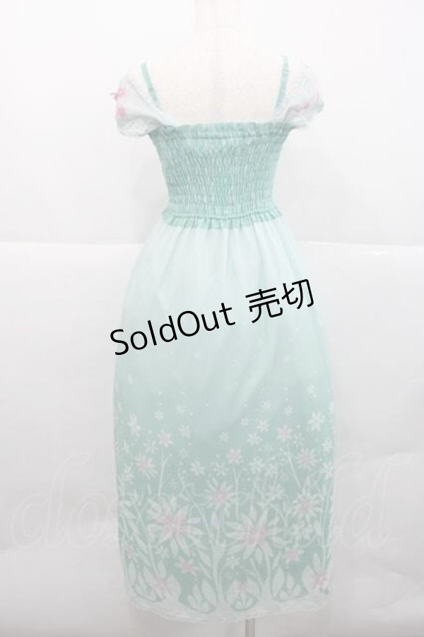画像2: Secret Honey / サプライズマキシワンピ(Frozen Fever エルサver) 2 グリーン I-25-12-09-054-CA-OP-SA-ZI (2)