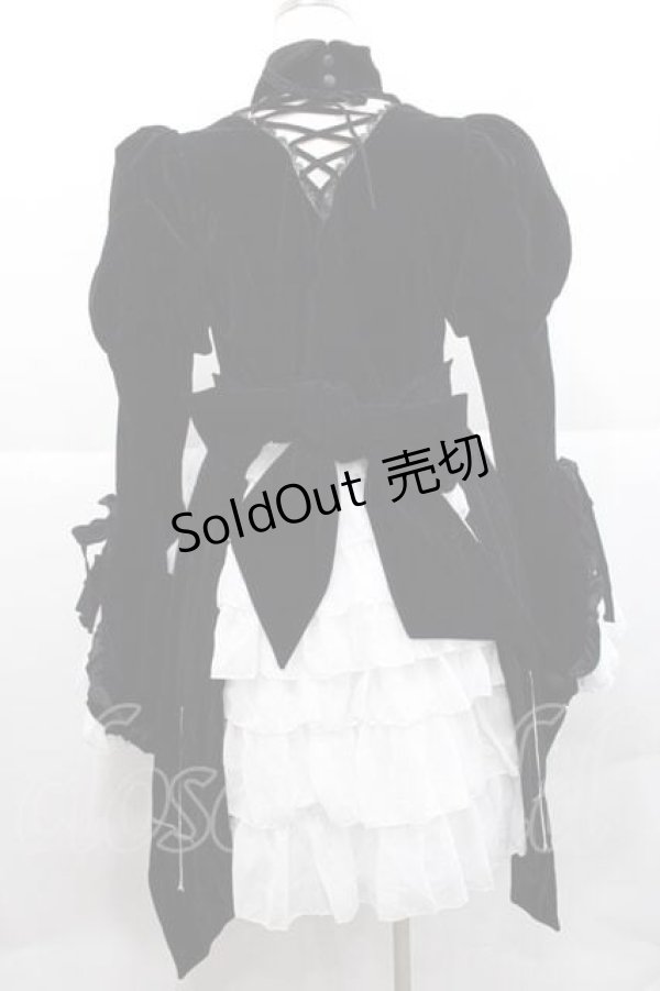 画像2: ATELIER PIERROT / Blackwing Crucifix Dress Set -水銀燈コラボ-  ブラック I-25-12-09-063-EL-OP-SA-ZI (2)