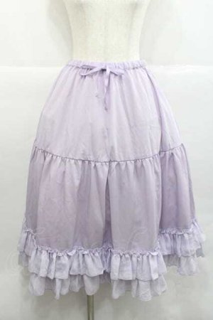 画像: Chalmiere / ミディフリルペチスカート M ラベンダー I-25-12-09-072-LO-SK-SA-ZI