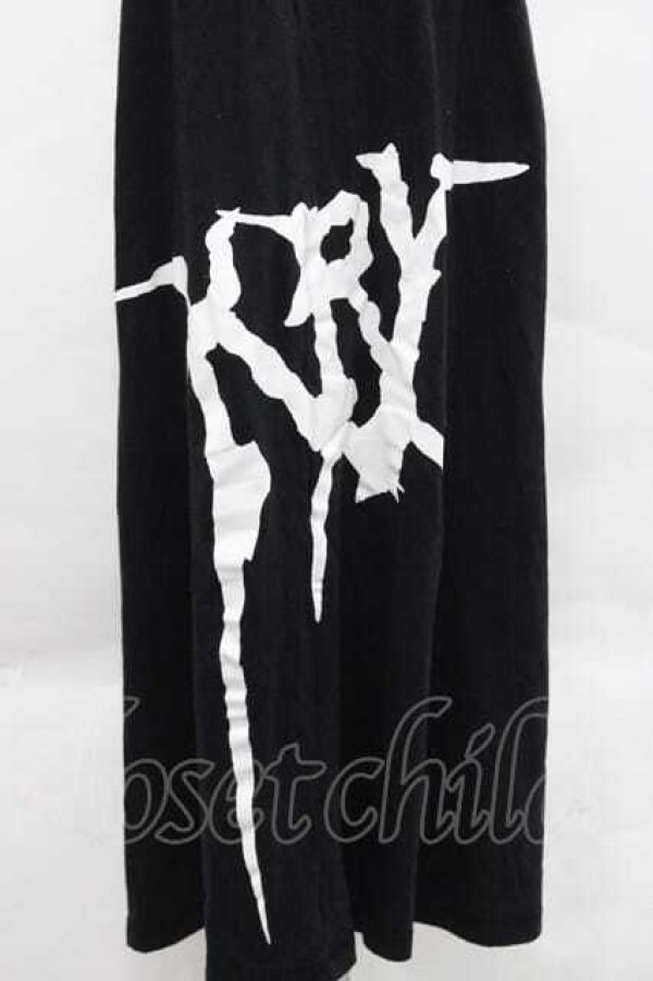 画像3: KRY CLOTHING / 「MARMAID」スカート  黒Ｘ白 I-25-12-09-075-EL-SK-SA-ZI (3)