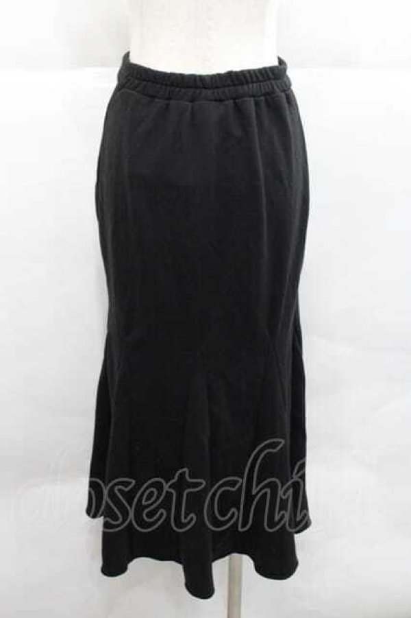 画像2: KRY CLOTHING / KISS RICH YACKプリントスカート  黒Ｘ白 I-25-12-09-076-EL-SK-SA-ZI (2)