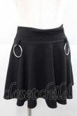 画像1: KRY CLOTHING / 「MIESOUDEMIENAI3」スカート  黒Ｘシルバー I-25-12-09-078-EL-SK-SA-ZI (1)