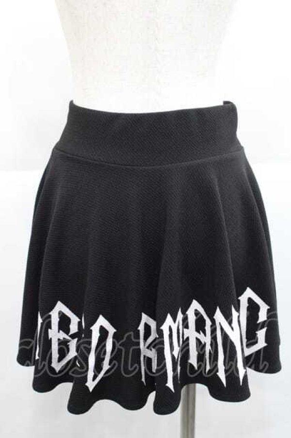 画像2: KRY CLOTHING / 「MIESOUDEMIENAI3」スカート  黒Ｘシルバー I-25-12-09-078-EL-SK-SA-ZI (2)