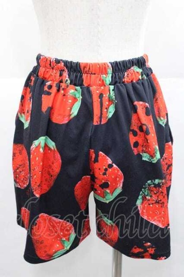 画像2: ACDC RAG / イチゴショーパン  ブラック×レッド I-25-12-09-079-PU-PA-SA-ZI (2)