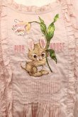 画像3: PINK HOUSE / チューリップうさぎ刺繍ローンブラウス  ピンク I-25-12-09-015-LO-BL-SA-ZI (3)