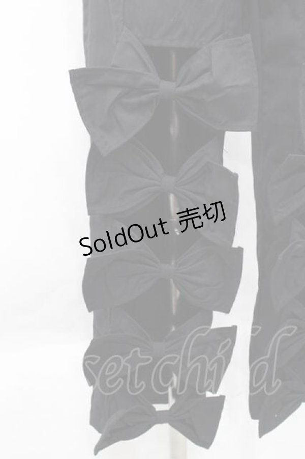 画像5: HEIHEI / リボンパンツ  黒 I-25-12-09-083-PU-PA-SA-ZI (5)