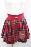 画像1: HEIHEI / プリーツミニショートパンツ  赤チェック I-25-12-09-084-PU-PA-SA-ZI (1)