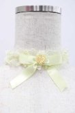 画像1: Angelic Pretty / レースハートチャームチョーカー  イエロー I-25-12-09-086-AP-AC-SA-ZI (1)