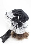 画像3: BABY,THE STARS SHINE BRIGHT / champetre fleurieマザーボンネット  黒×オフ白 I-25-12-09-093-BA-AC-SA-ZI (3)