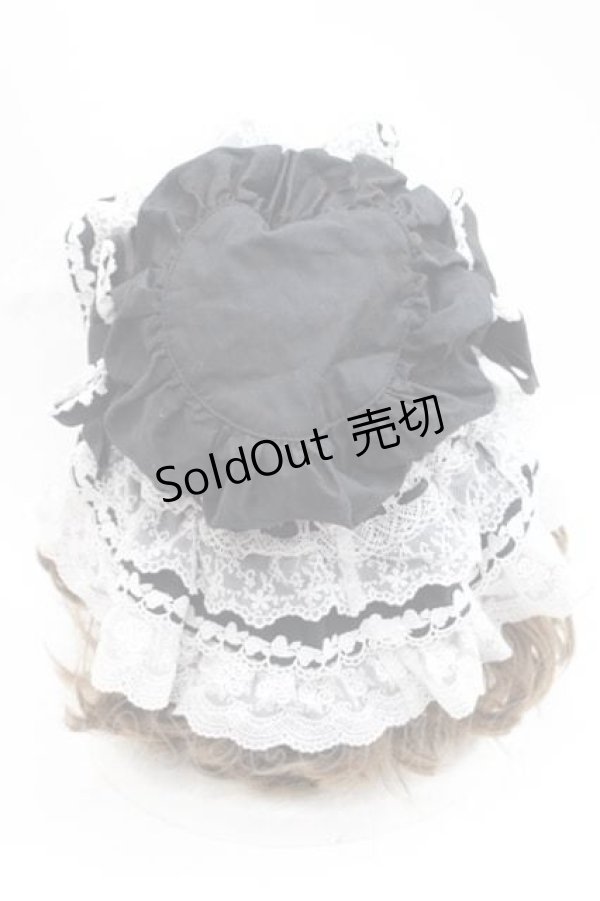 画像4: BABY,THE STARS SHINE BRIGHT / champetre fleurieマザーボンネット  黒×オフ白 I-25-12-09-093-BA-AC-SA-ZI (4)