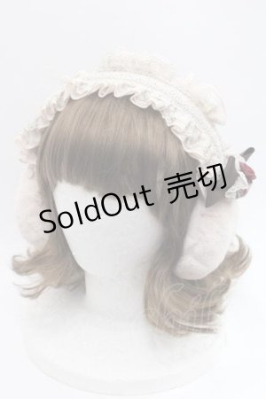 画像: axes femme / ヘッドドレス風イヤーマフ  キナリ I-25-12-09-094-AX-ZA-SA-ZI