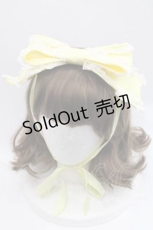 画像: Angelic Pretty / Dollyヒロインリボンヘッドドレス  イエロー I-25-12-09-095-AP-AC-SA-ZI