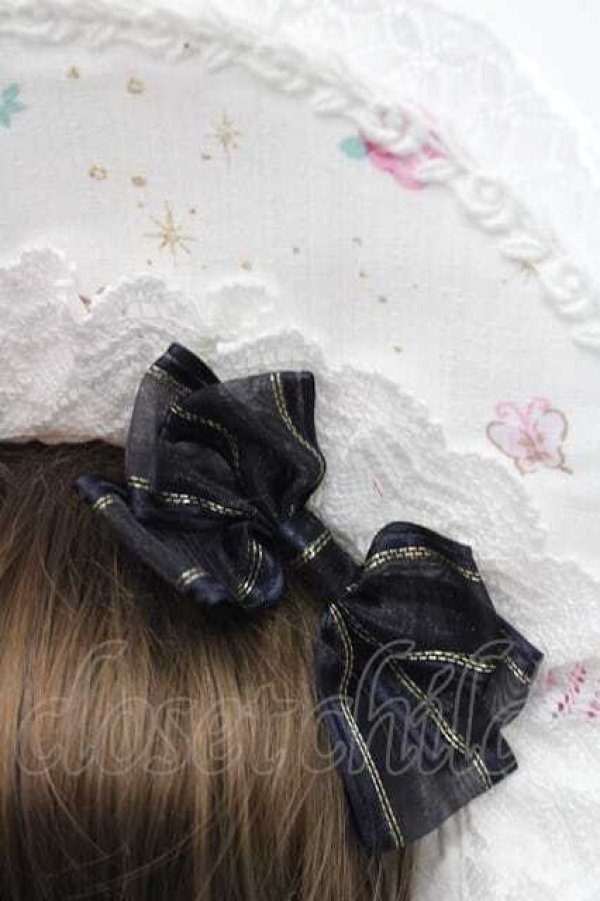 画像7: BABY,THE STARS SHINE BRIGHT / 眠れる森の美女〜Pop up Labyrinth〜柄ボンネット  オフ白 I-25-12-09-097-BA-AC-SA-ZI (7)