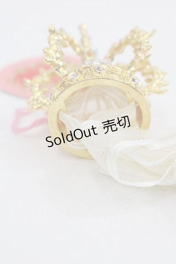 画像3: BABY,THE STARS SHINE BRIGHT / 蝶々王冠ヘッドドレス  ゴールド I-25-12-09-100-BA-AC-SA-ZI (3)