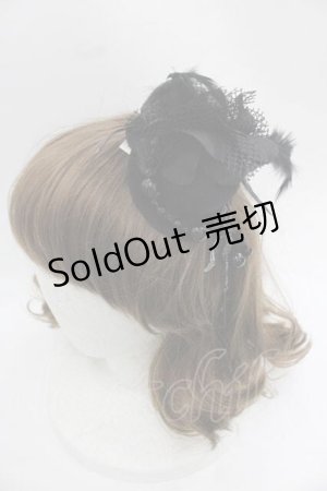 画像: GOTHPUNKその他(買取対象外) / 羽根薔薇ミニハット  黒 I-25-12-09-102-PU-AC-SA-ZI